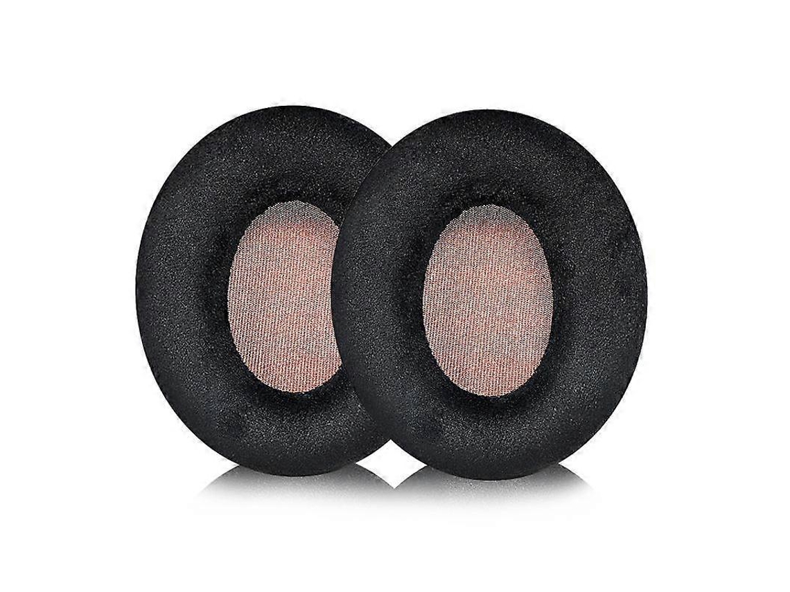 2 almohadillas de repuesto para auriculares Sennheiser Momentum On-ear 1 / On-ear 2 / On-ear HD1, microfibra negra