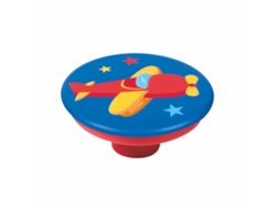 Tirador para muebles de ABS de 50 mm de diámetro con estampado de avión, paquete de 36 unidades, HARDWAREXCHANGE