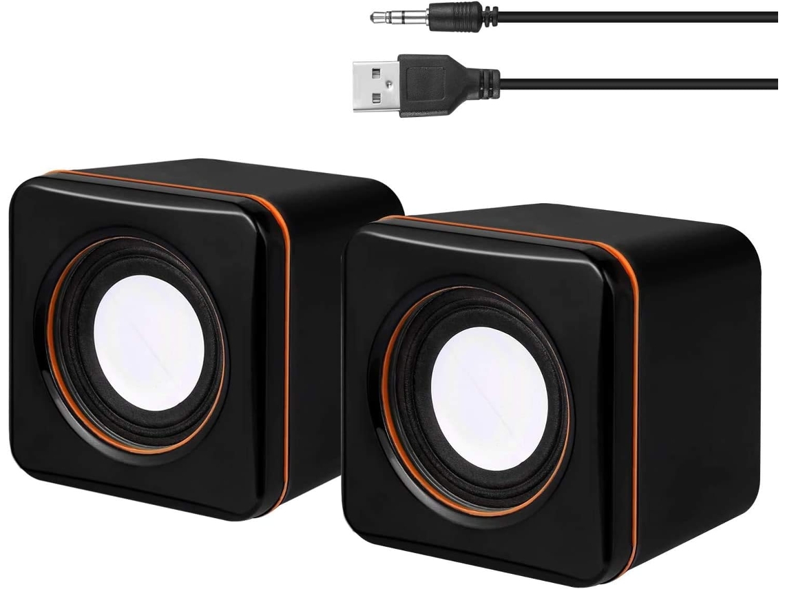 Altavoces USB para ordenador, altavoces pequeños para portátiles, ordenadores de sobremesa, netbooks y PC