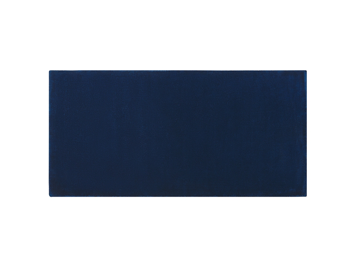 Alfombra de pelo corto BELIANI Gesi ii de Viscosa Azul 80x150