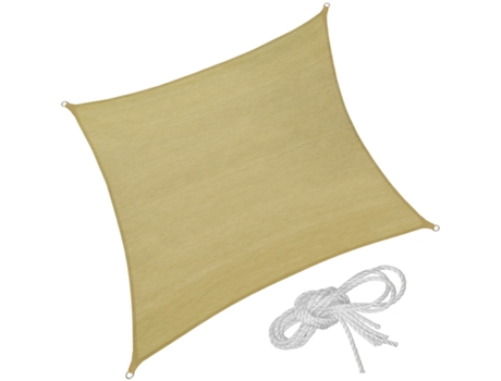 Toldo TECTAKE Cuadrado De Polietileno, Beige