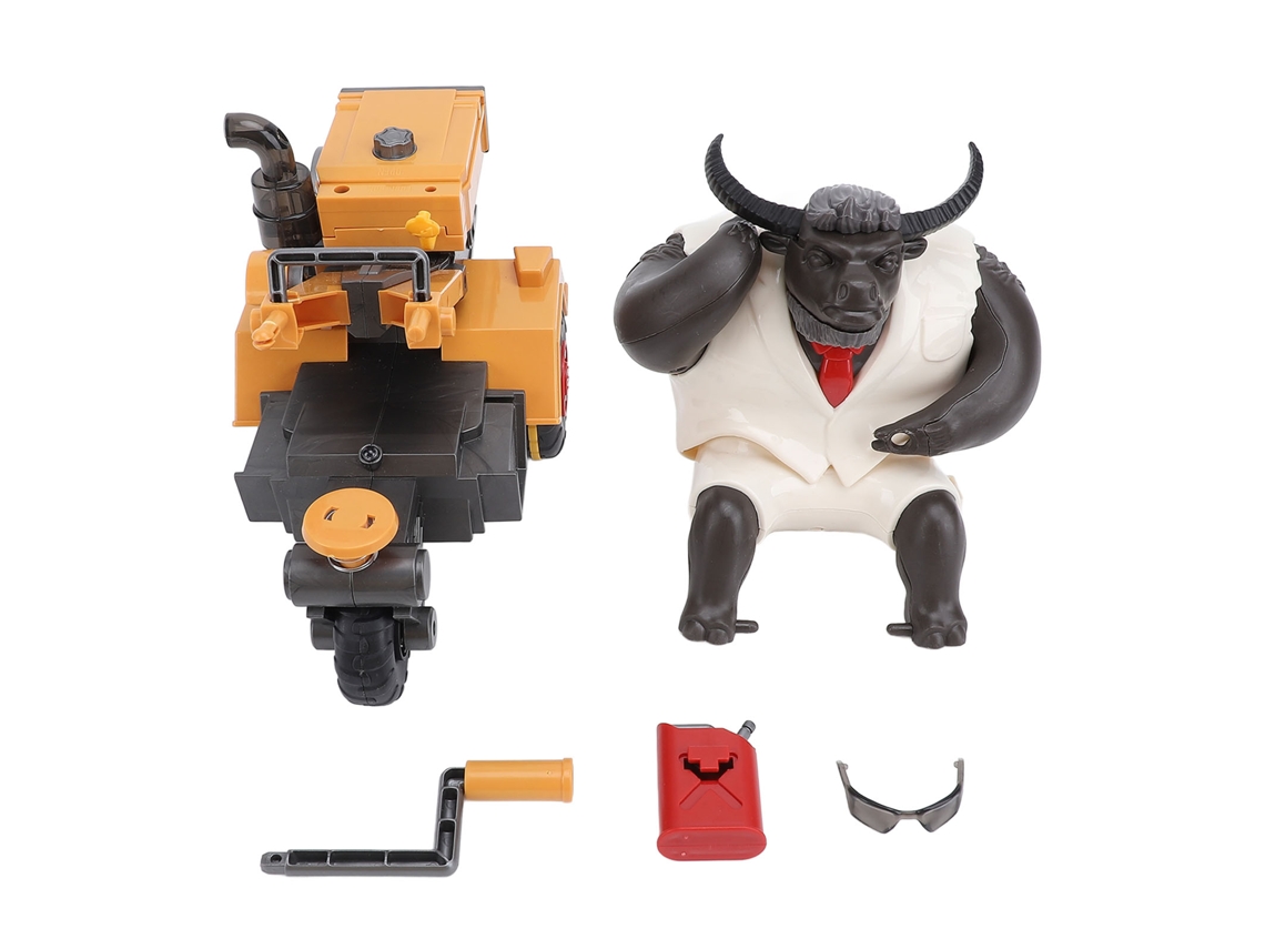 Jinwei-tractor De Juguete Eléctrico Con Luces Y Música, Tractor Giro Acrobático Interactivo Para Niños Amarillo