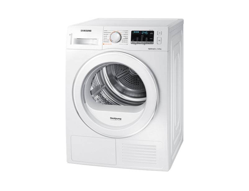 Secadora SAMSUNG DV80M5010IW/EC (8 kg - Bomba de Calor - Blanco)