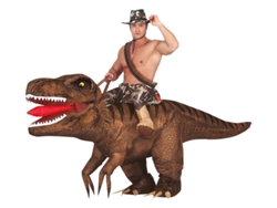 Disfraz Unisex GUIRCA Dinossauro Montado Inflável  (M/L)
