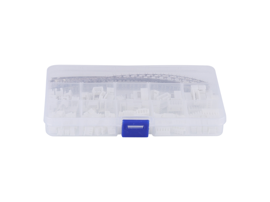 Kit De 350 Conectores Puente De 2,54 Mm Y 2-6 Pines Con Carcasas Para Proyectos Electrónicos.