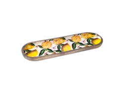 Signes Grimalt - Bandeja Alargada | Bandeja de Madera Rectangular - Diseño Limones Signes Grimalt BY SIGRIS