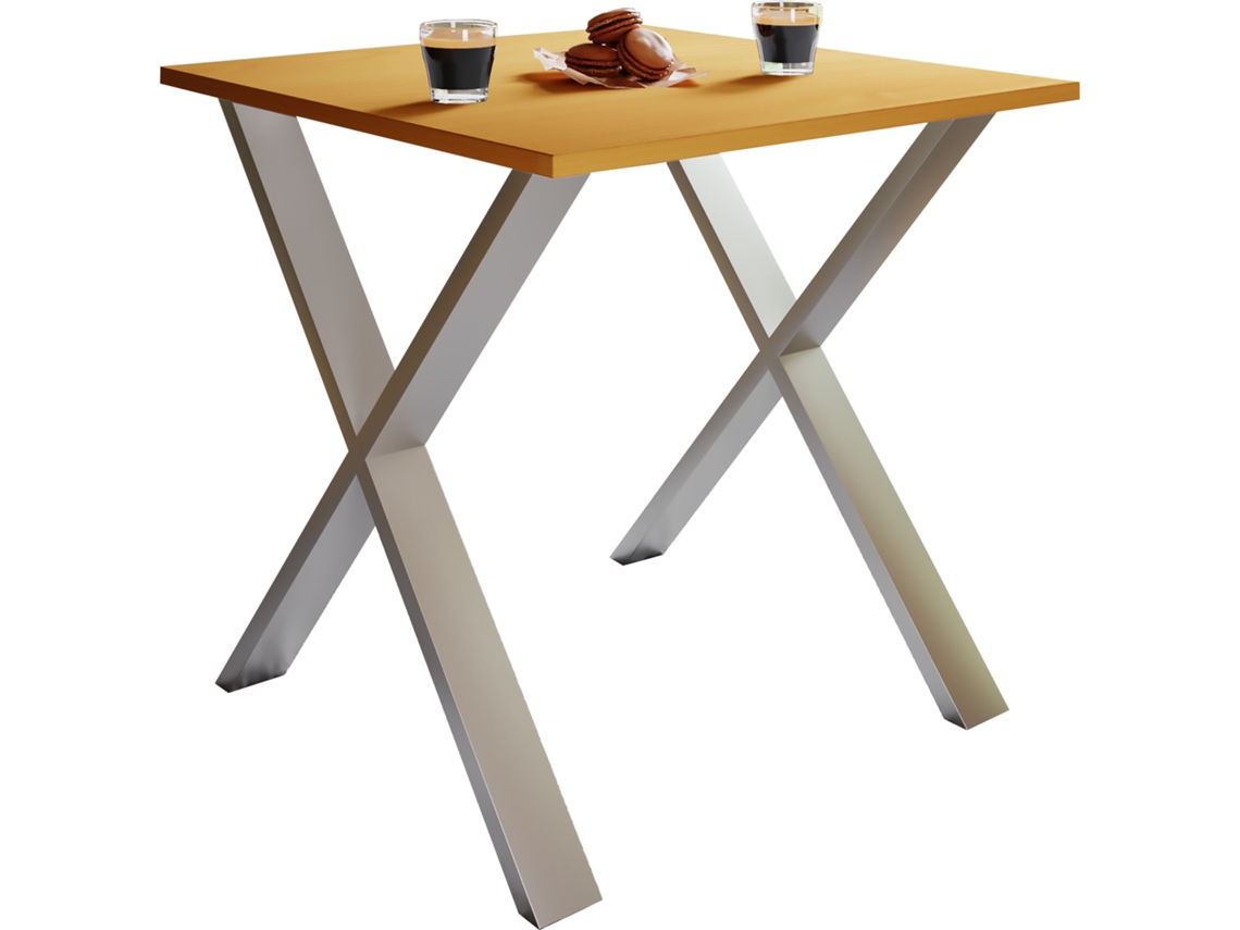 Mesa de Comedor de Madera Mesa de Cocina Xona X 80x50 Vcm