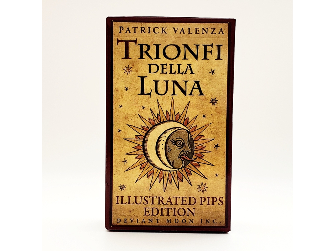 Juego De Cartas Del Tarot De La Luna Maligna (78 Cartas), Empaque En Caja De Color