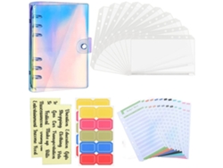 Organizador De Presupuesto Con Diseño Degradado, Planificador Financiero, Carpeta De Pvc Para Ahorrar Dinero Y Elaborar Presupuestos.