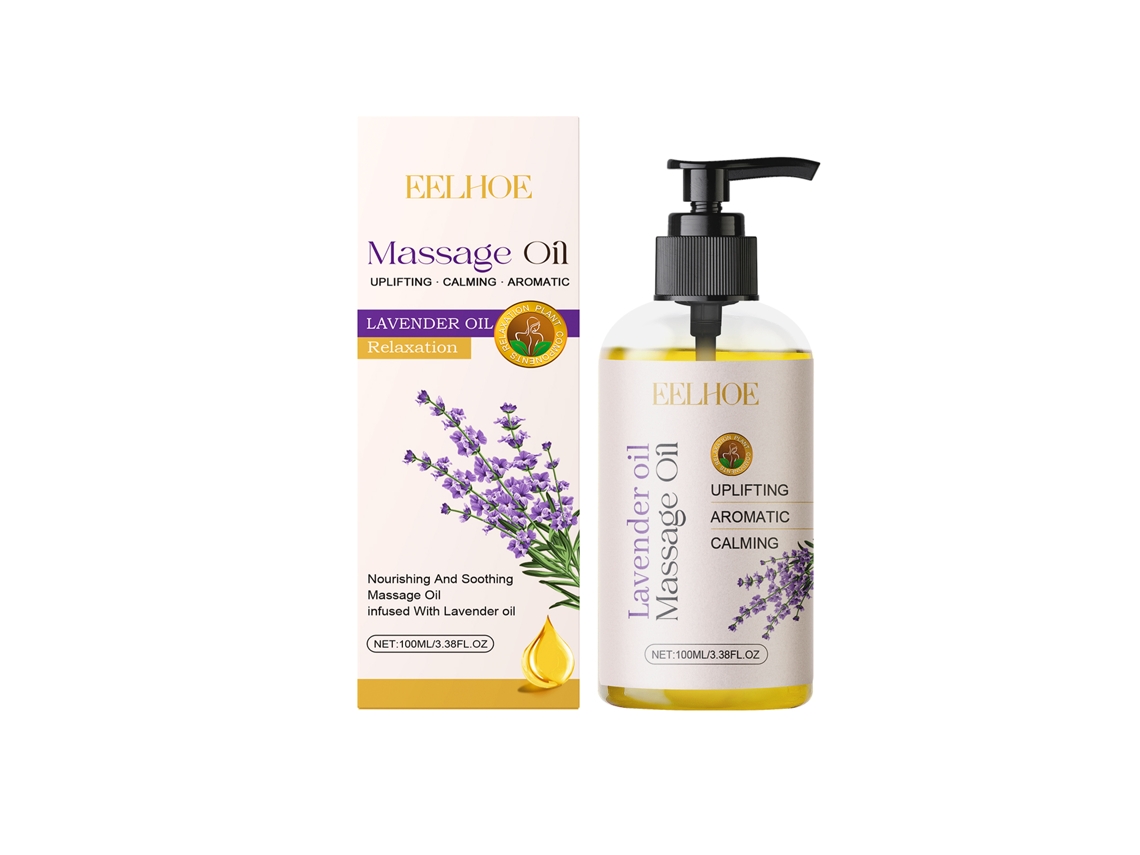 Aceite esencial de lavanda 100% natural para uso corporal.