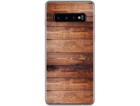 Carcasa Samsung Galaxy S10 Plus TUMUNDOSMARTPHONE Madera 02 Multicolor