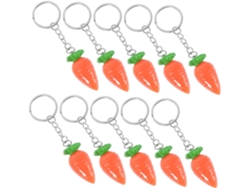 Chaveiros Decorativos Em Formato De Cenoura, Pingentes Criativos Para Pendurar, Acessórios Em Formato De Cenoura.