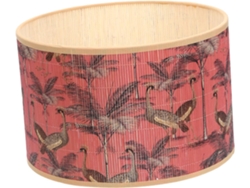 Elegante Lámpara De Mesa De Bambú Para Uso En Interiores.