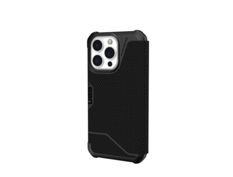 Funda Urban Armor Gear Metropolis para iPhone 13 Pro Kevlar Negro