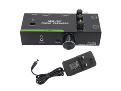 Amplificador De Fonógrafo Multifuncional Compatible Con Cartuchos Mm/mc Ajuste De Tres Frecuencias Entrada Y Salida Xlr De Cinco Pines
