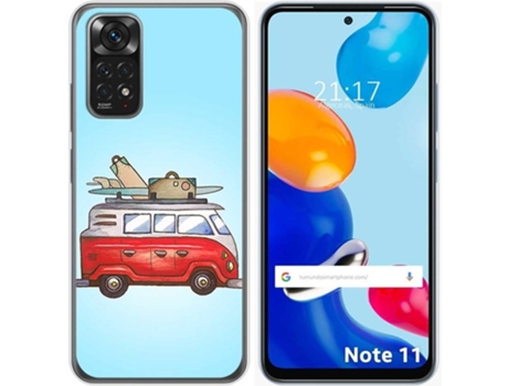 Carcasa Xiaomi Redmi Note 11 TUMUNDOSMARTPHONE Dibujos Furgoneta Multicolor