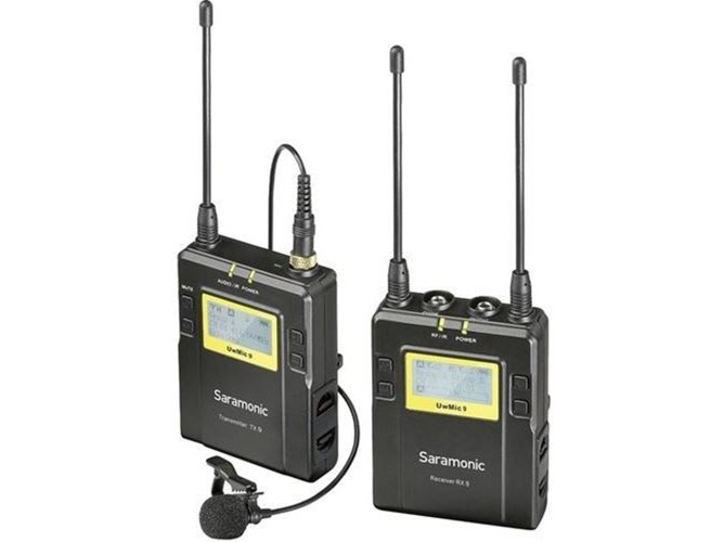 Kit Micrófono de Solapa Inalámbrico SARAMONIC UWMIC9 (TX9 + RX9)