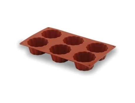 Molde para brioche, 6 cavidades LACOR