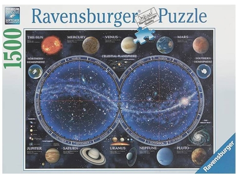 Puzzle RAVENSBURGUER Planisferio Celeste (1500 Piezas)