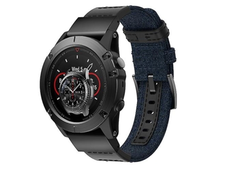 Correa Smartwatch Para Garmin Fenix5X Plus Fenix3 Azul VENISYMLIS