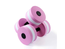Mancuernas de espuma de colores brillantes, ejercicio aeróbico de fitness acuático, mancuernas de resistencia para piscina de espuma EVA de alta densidad