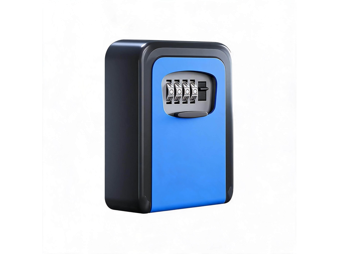 Caja De Llaves Chrui Capacidad 5 Llaves 12x10x5.2cm (azul)
