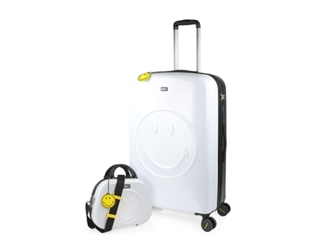 Juego De Maletas Pc SMILEY ORIGINALS SMILEY ORIGINALS blanco-negro (48X71x30 Cm - 88L)