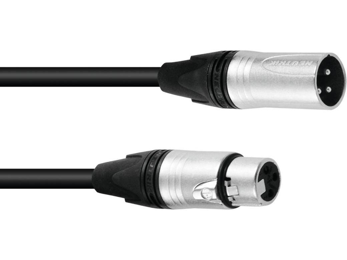 Cable PSSO XLR 3pin 7.5m bk Neutrik