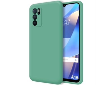 Carcasa Oppo A16 / A16s TUMUNDOSMARTPHONE Silicona Líquida Verde