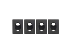 90 Degree Angle Bracket Connector For Cnc 3d Printer Diy V-slot Black Corner For 2020 Aluminum Pr