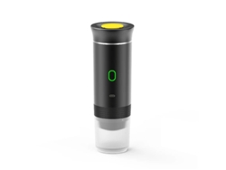 Mini cafetera eléctrica inalámbrica 3 en 1 para coche, hogar y viajes, color negro Bestvite