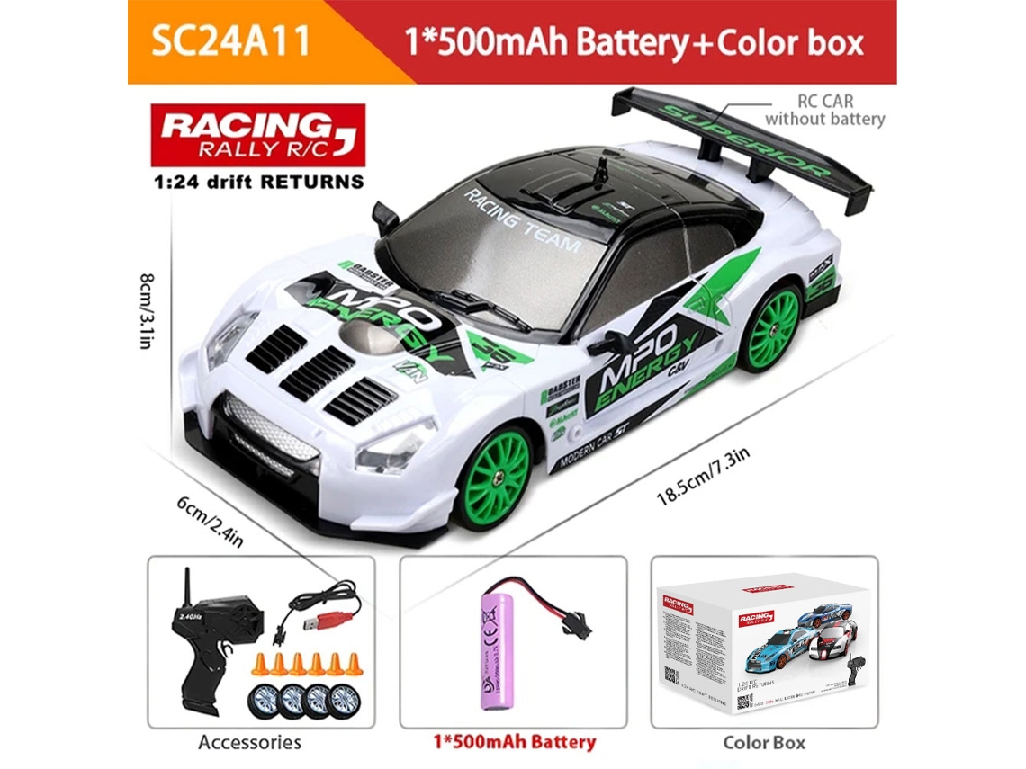 Minicoche de derrape RC 1/24 2.4g 4x4, modelo Ae86 Aeuzwr