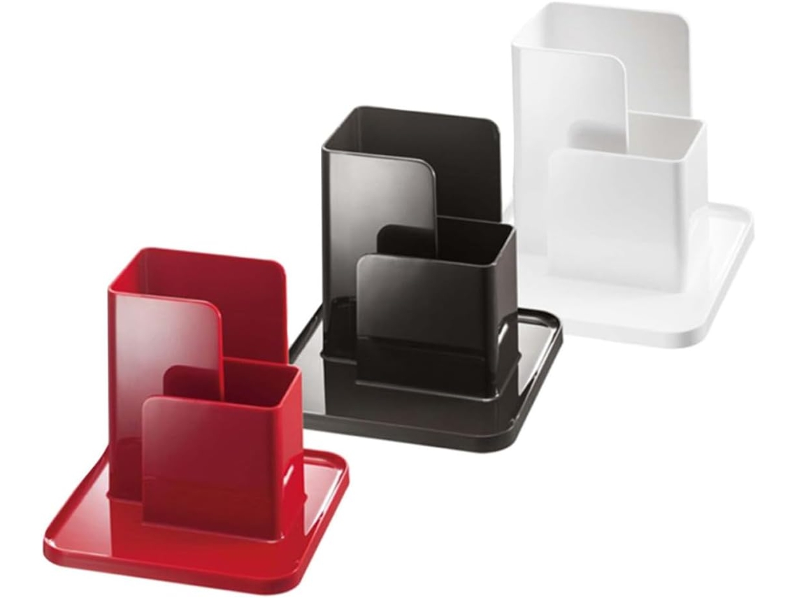 Besportble Caja De Almacenamiento De Plástico Blanco Topbathy Para Gafas Y Teléfono Y Escritorio Moderno Y ...
