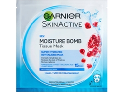 Mascarilla Facial GARNIER Moisture Bomb Pomegranate Hydrating Face Sheet Mask