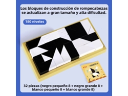 (tamaño L) Juguete De Rompecabezas De Bloques De Construcción Ocultos Educativos Que Fomenta El Pensamiento Espacial Y La Imaginación.