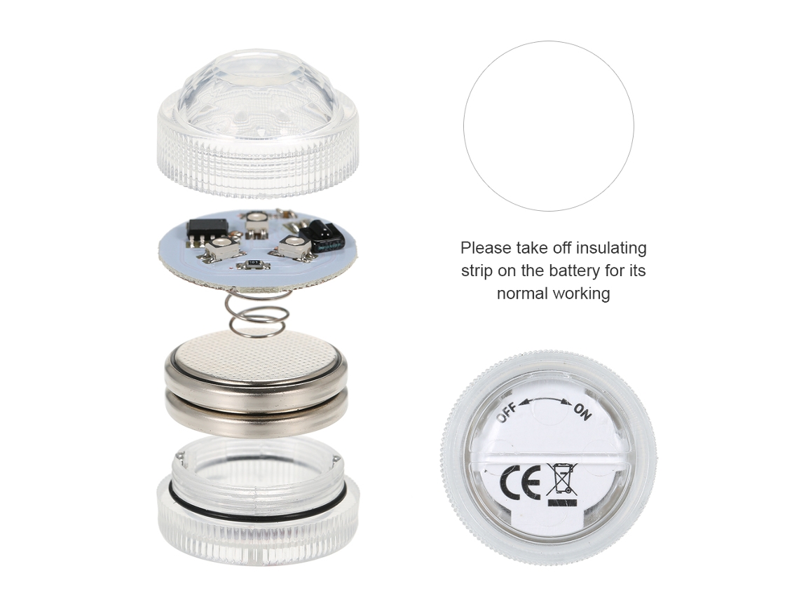 Luz Led Rgb Sumergible Con Control Remoto, Resistente Al Agua Ip68, Lámpara Subacuática Colorida