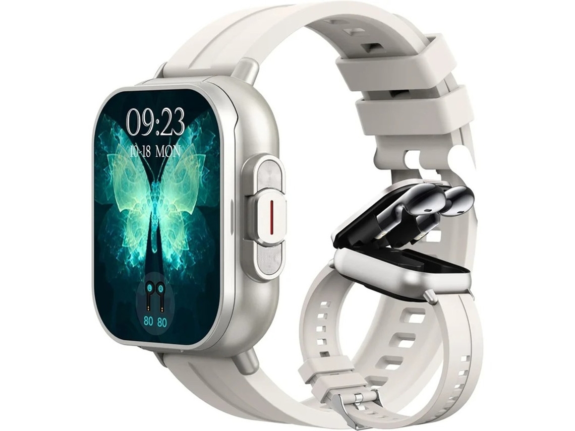 Reloj inteligente con auriculares para hacer y responder llamadas, auriculares inalámbricos, reloj de fitness, monitor de frecuencia cardíaca y presión arterial Yizhood