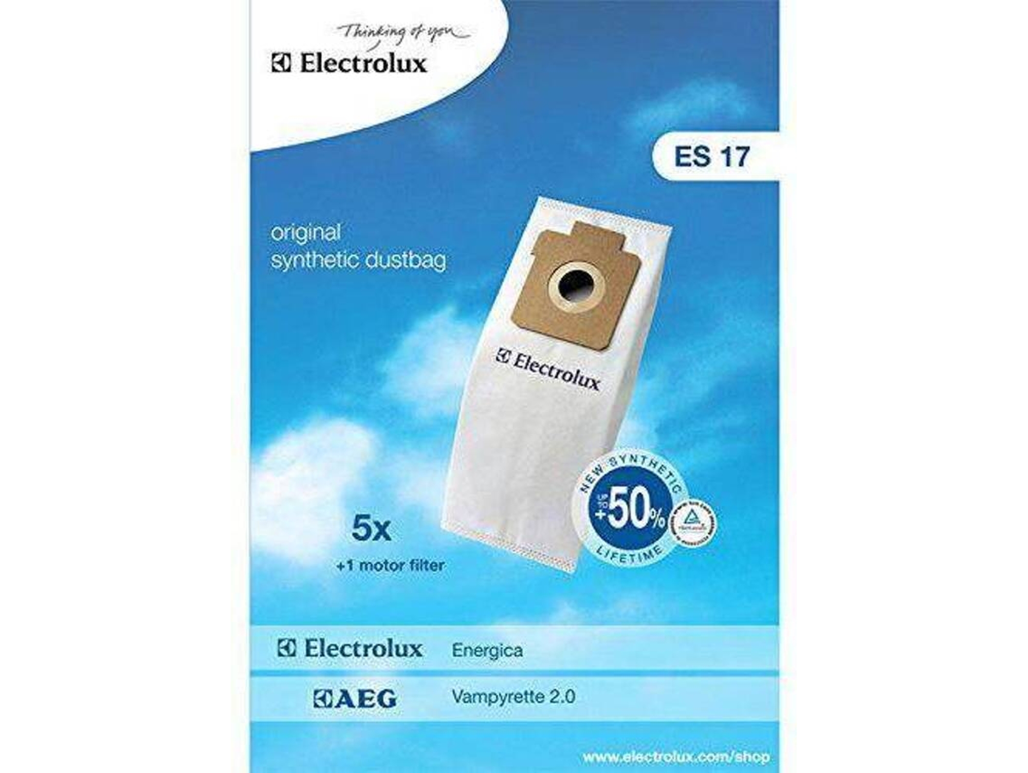 Bolsa de aspirador ELECTROLUX ES17 (5 unidades)