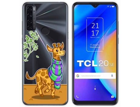 Carcasa TCL 20 SE TUMUNDOSMARTPHONE Dibujos Transparente Multicolor