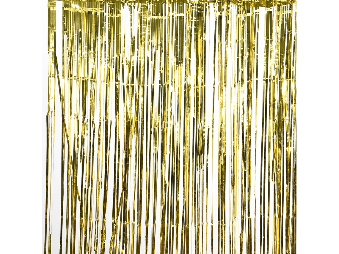 JILLIOPER Telón de fondo con flecos de aluminio para decoración de fiestas, telón de fondo para fotomatón, cortinas con flecos de aluminio y oropel metálico, se