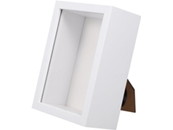 Exhibidor de insectos con marco de madera blanco rústico para ventana - Diseño elegante y versátil - Recuerdos para fiestas - Decoración GOKOCO