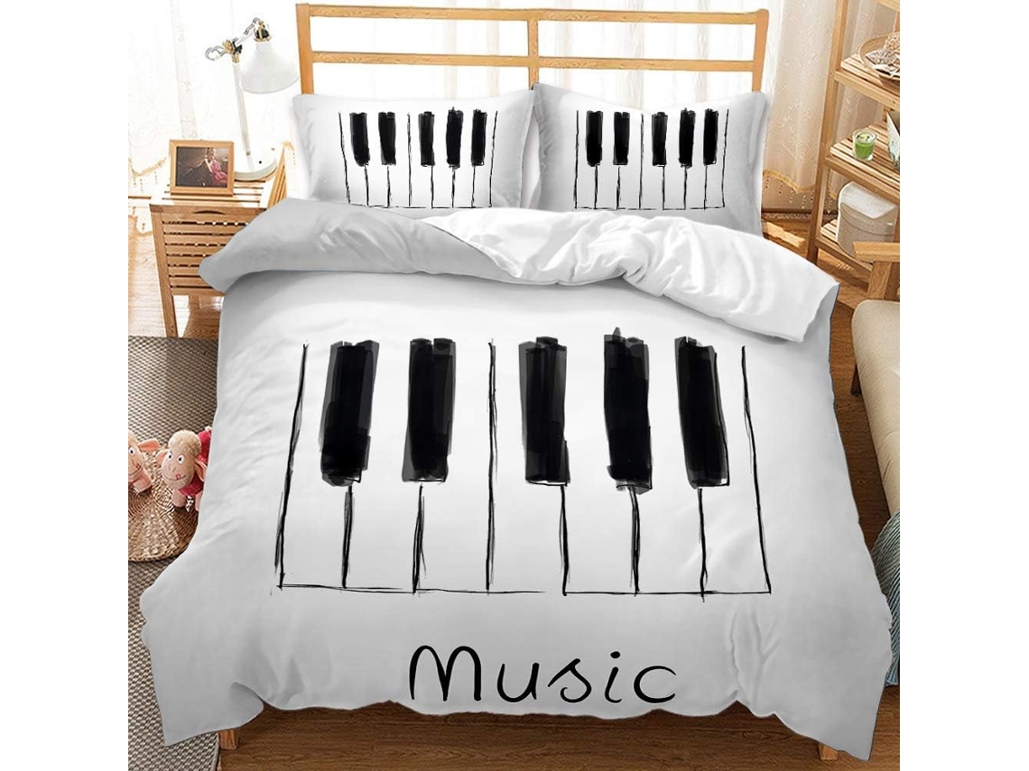 Funda Nórdica Estampado Niñas Ropa Cama Funda Almohada Juego 135 X 200 Cm 50 75 220 240