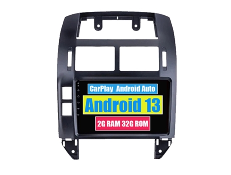 Autoradio Multimedia ROVERONE para Volkswagen Polo Mk4 4 2001 - 2009 CarPlay Android Coche Radio Bluetooth GPS Navegación