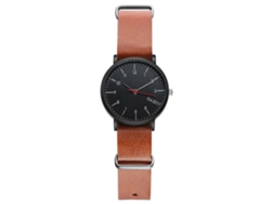 Reloj De Cuarzo Analógico Para Hombre Con Correa De Pu Gaiety Casual Simple (marrón)