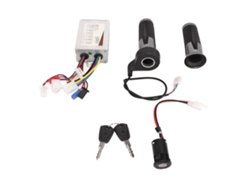 2026-controlador De Escobillas 48v 800w Con Manija De Aceleración Universal Y Cerradura Eléctrica Para Bicicleta Y Patinete Eléctrico