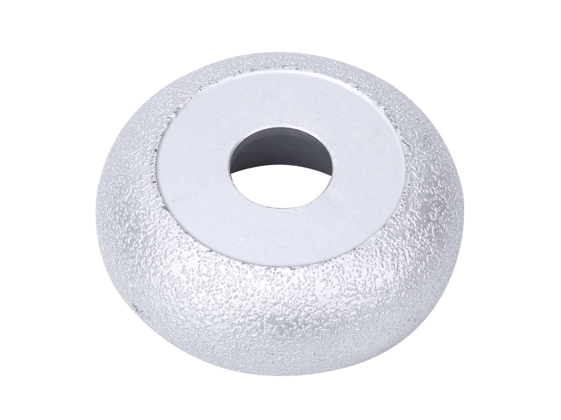 Rueda De Diamante Bronceada 3 Pulgadas Para Amoladora Angular, Seca O Húmeda, Disco De Esmerilado 15mm