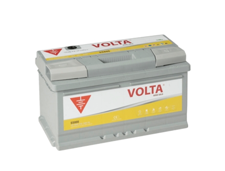 Batería de Coche VOLTA BATERIAS Start Stop EFB 80Ah 740A SS800D