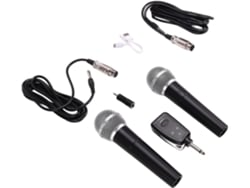 Micrófono Dinámico Portátil Para Karaoke Con Receptor Para Clubes De Bodas.