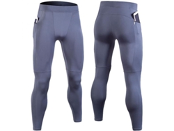 Pantalones deportivos para hombre modelo 2026, mallas de compresión de secado rápido para gimnasio, correr, yoga y entrenamiento.