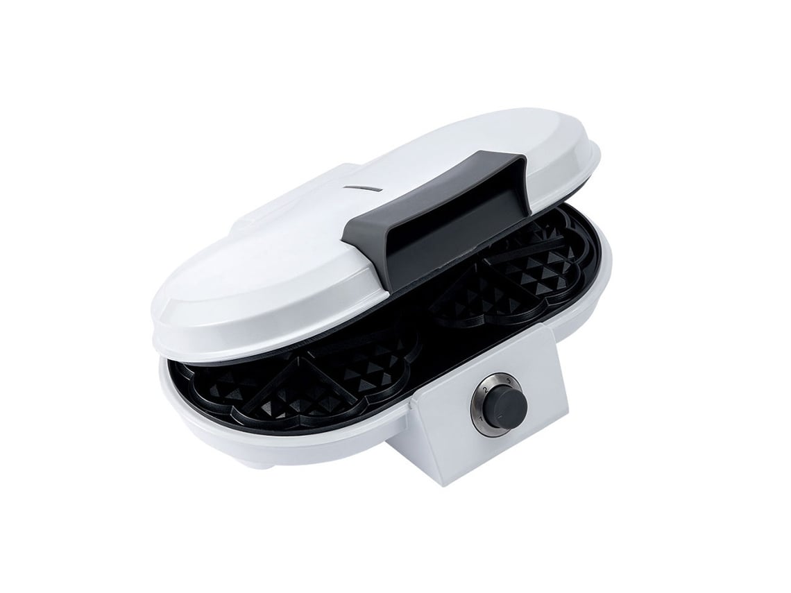 Máquina para hacer gofres de 1000 W, para gofres en forma de corazón, control de temperatura KOFIHETY